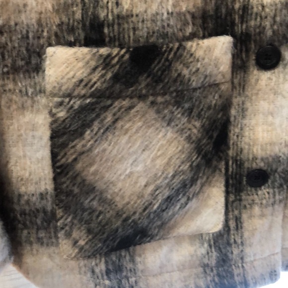 Weatherproof Vintage Button Up Plaid Jacket Blue/Beige NWT - Picture 2 of 9